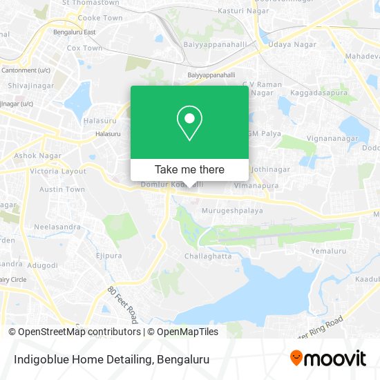 Indigoblue Home Detailing map