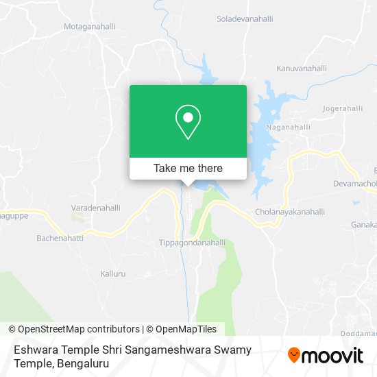 Eshwara Temple Shri Sangameshwara Swamy Temple map
