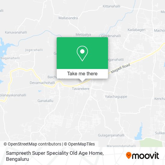 Sampreeth Super Speciality Old Age Home map
