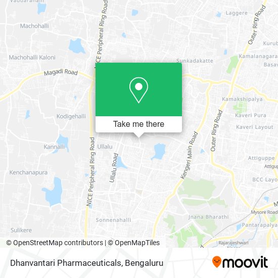 Dhanvantari Pharmaceuticals map