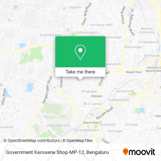 Government Kerosene Shop-MP-12 map