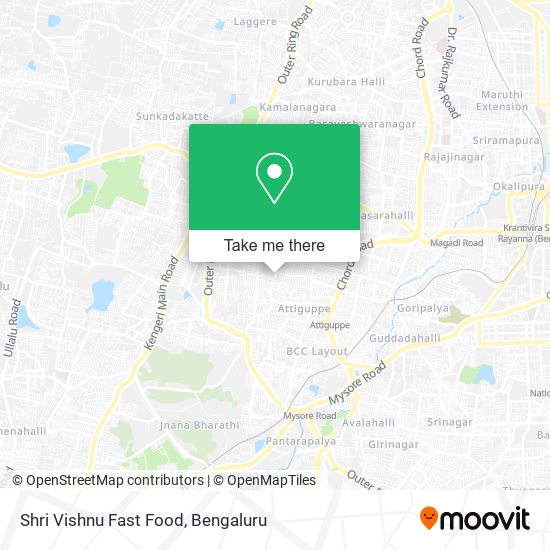 Shri Vishnu Fast Food map