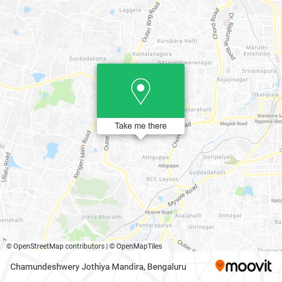 Chamundeshwery Jothiya Mandira map