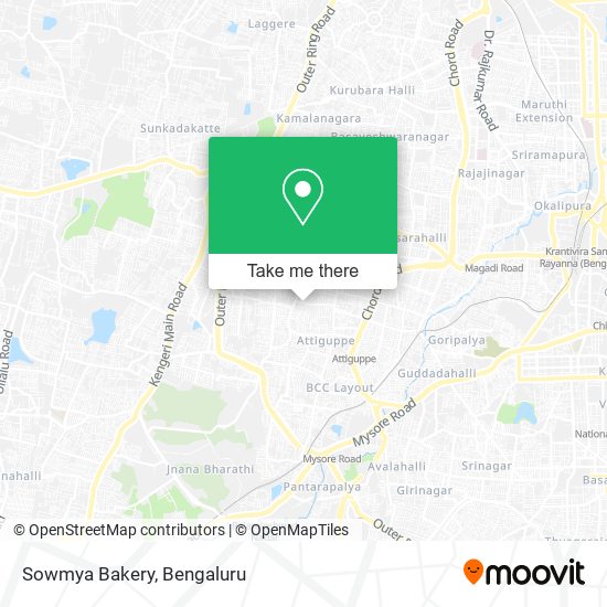 Sowmya Bakery map