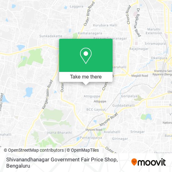 Shivanandhanagar Government Fair Price Shop map