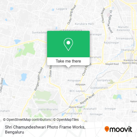 Shri Chamundeshwari Photo Frame Works map