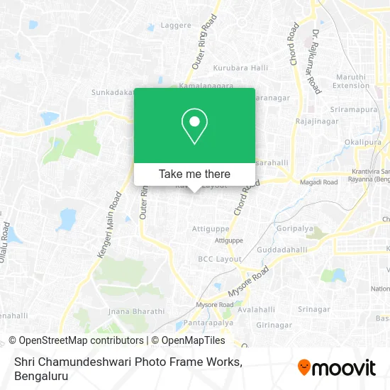 Shri Chamundeshwari Photo Frame Works map