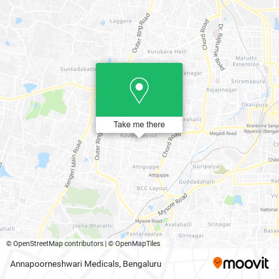 Annapoorneshwari Medicals map