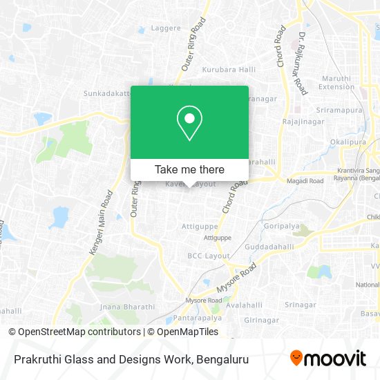 Prakruthi Glass and Designs Work map