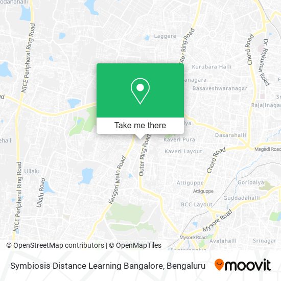 Symbiosis Distance Learning Bangalore map