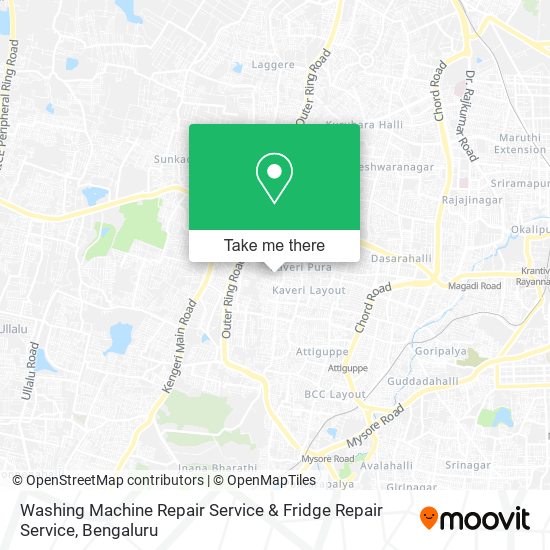 Washing Machine Repair Service & Fridge Repair Service map