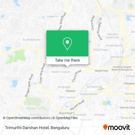 Trimurthi Darshan Hotel map