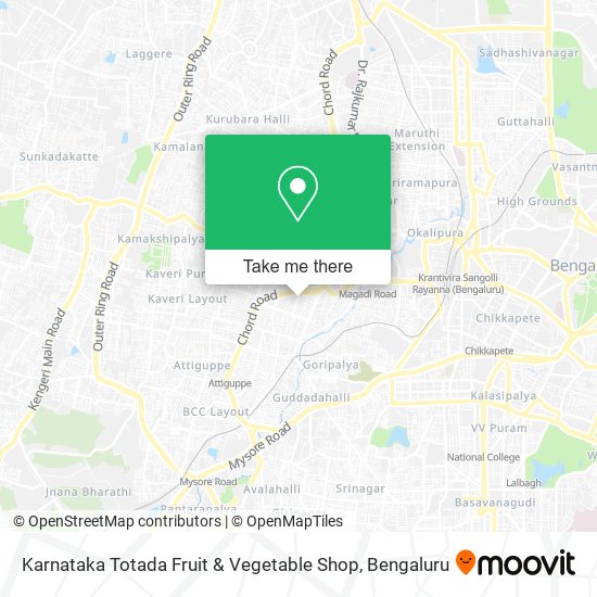 Karnataka Totada Fruit & Vegetable Shop map