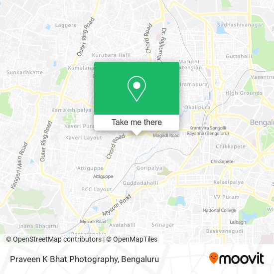 Praveen K Bhat Photography map