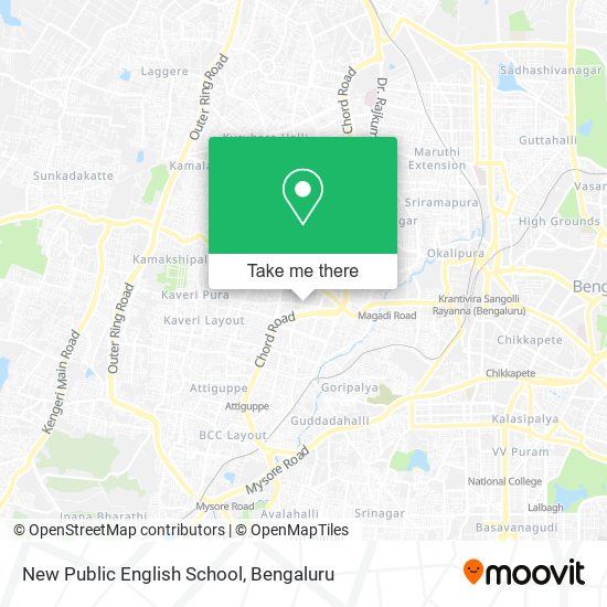 New Public English School map