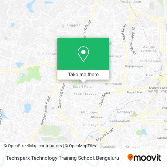 Techsparx Technology Training School map