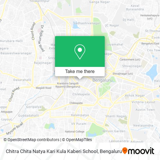 Chitra Chita Natya Kari Kula Kaberi School map