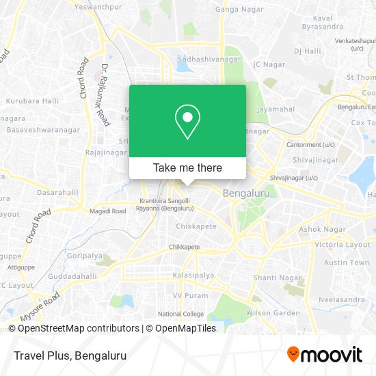 Travel Plus map