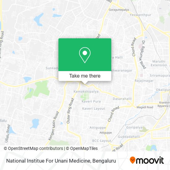 National Institue For Unani Medicine map