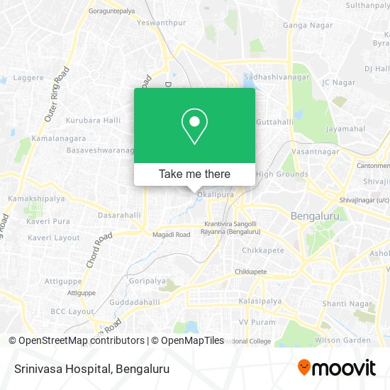 Srinivasa Hospital map