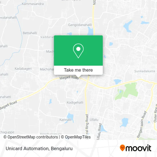 Unicard Automation map