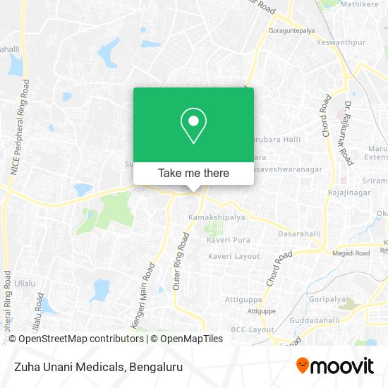 Zuha Unani Medicals map