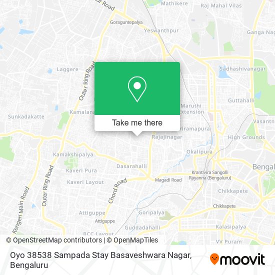 Oyo 38538 Sampada Stay Basaveshwara Nagar map