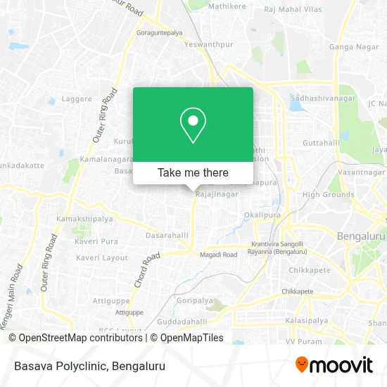 Basava Polyclinic map