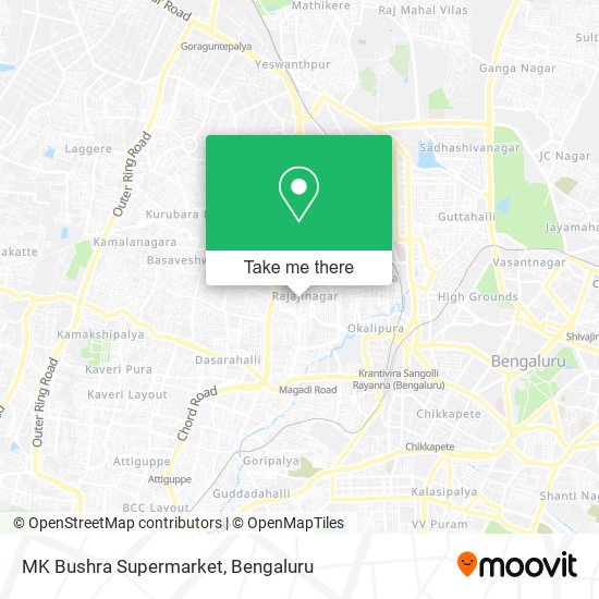 MK Bushra Supermarket map