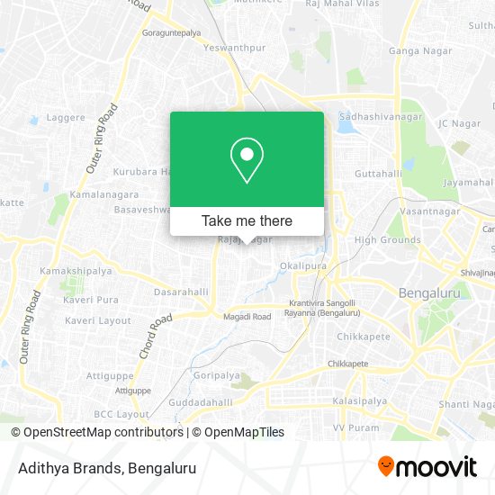 Adithya Brands map