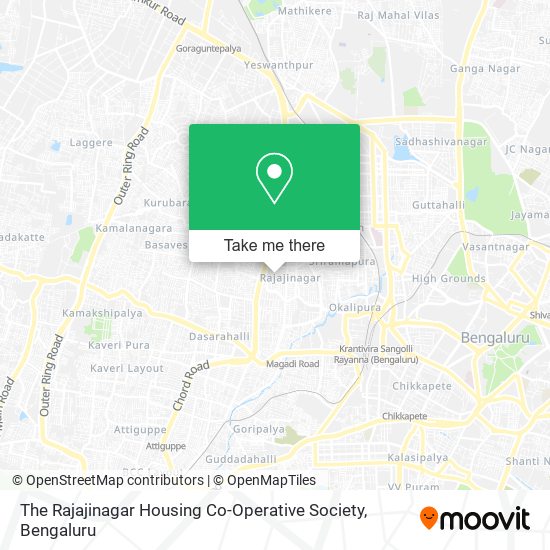 The Rajajinagar Housing Co-Operative Society map