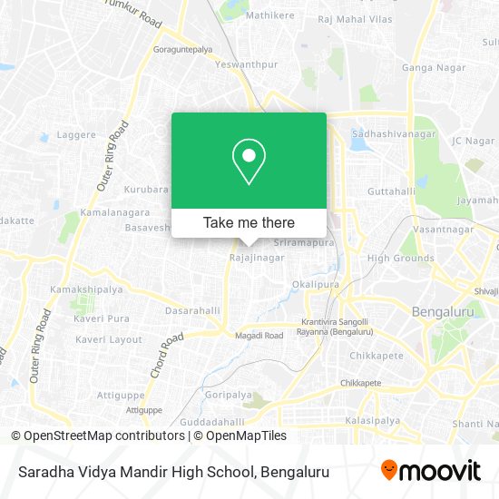 Saradha Vidya Mandir High School map