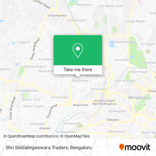 Shri Siddalingeswara Traders map