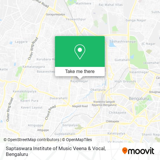 Saptaswara Institute of Music Veena & Vocal map