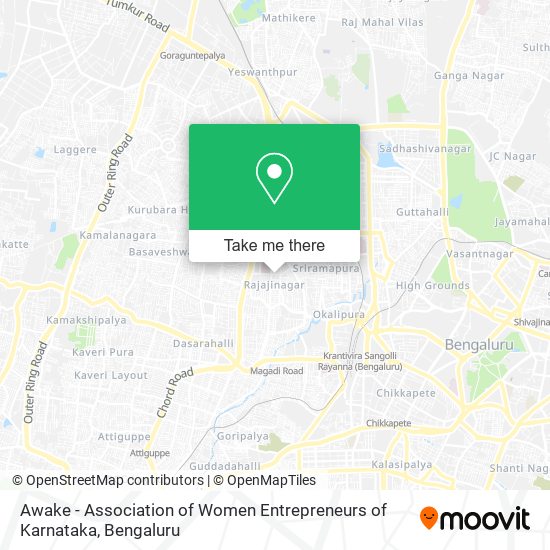 Awake - Association of Women Entrepreneurs of Karnataka map