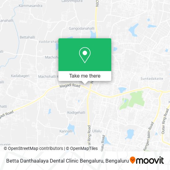 Betta Danthaalaya Dental Clinic Bengaluru map