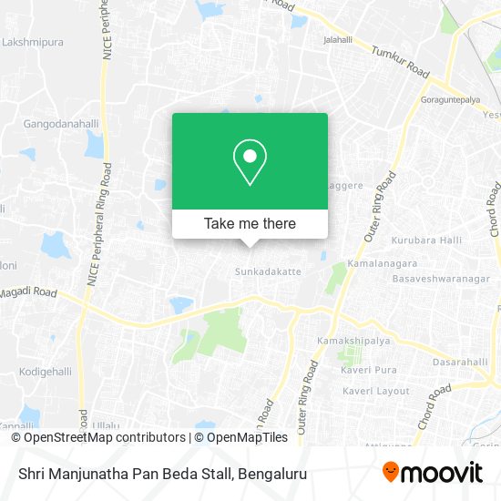 Shri Manjunatha Pan Beda Stall map