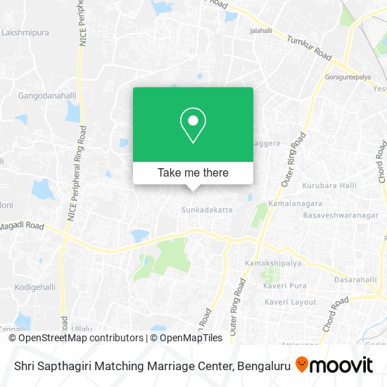 Shri Sapthagiri Matching Marriage Center map