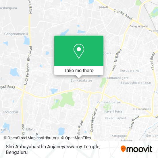 Shri Abhayahastha Anjaneyaswamy Temple map