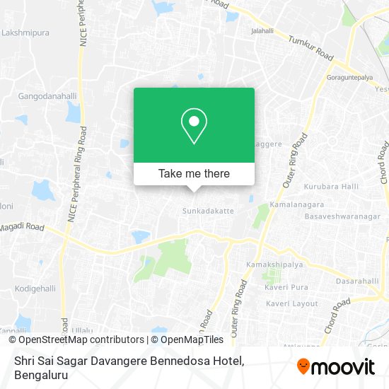 Shri Sai Sagar Davangere Bennedosa Hotel map