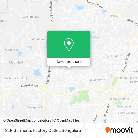 SLR Garments Factory Outlet map