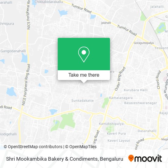 Shri Mookambika Bakery & Condiments map