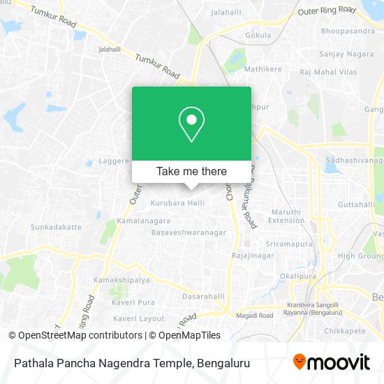 Pathala Pancha Nagendra Temple map
