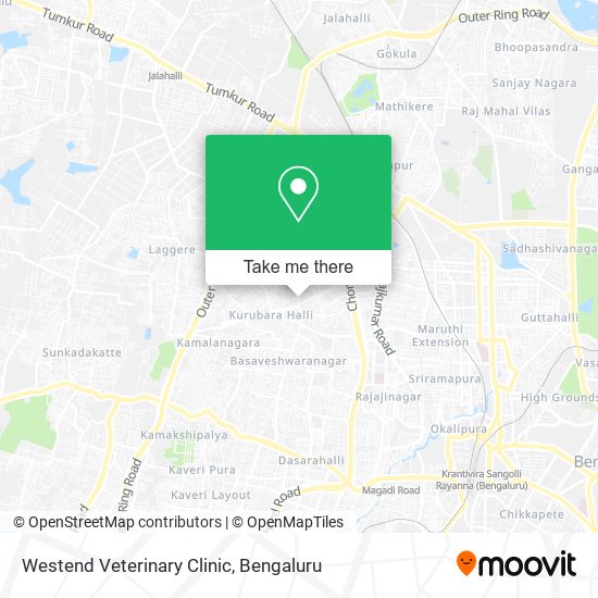 Westend Veterinary Clinic map