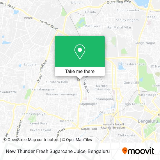 New Thunder Fresh Sugarcane Juice map