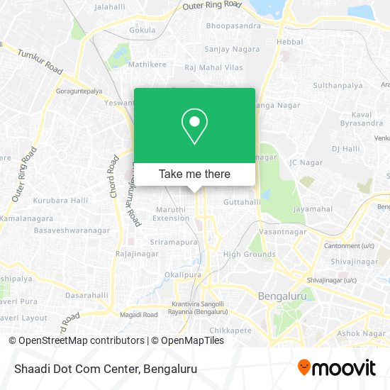 Shaadi Dot Com Center map