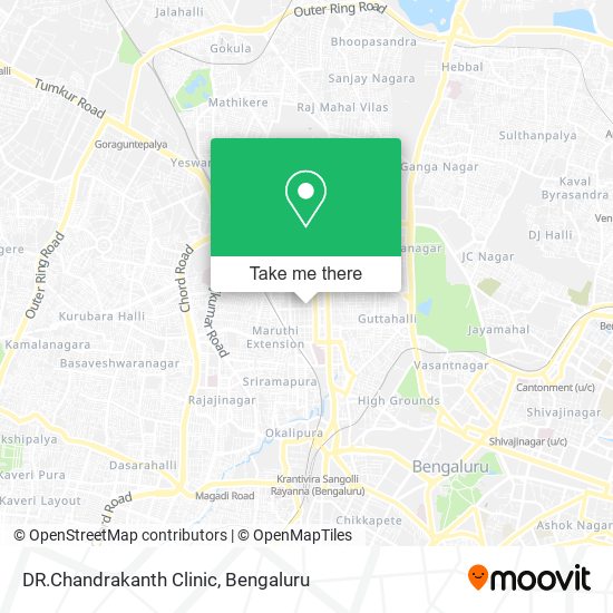 DR.Chandrakanth Clinic map