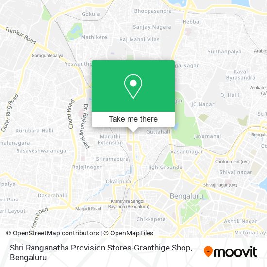 Shri Ranganatha Provision Stores-Granthige Shop map