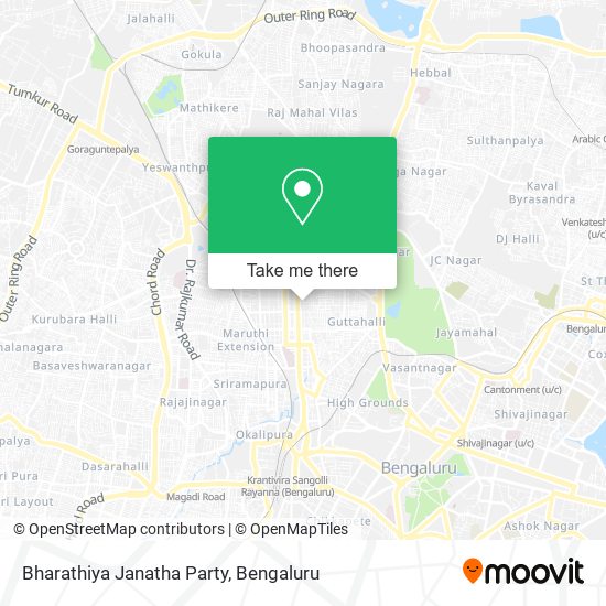 Bharathiya Janatha Party map