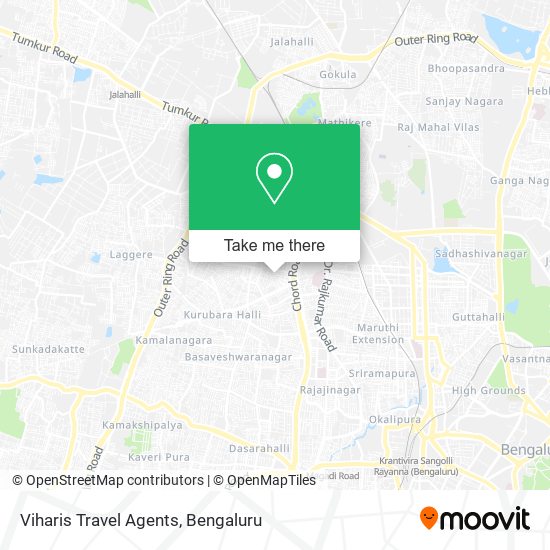 Viharis Travel Agents map